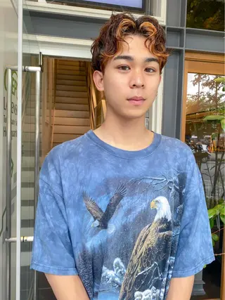 ショート カラー メンズ 栄/矢場町 三井太朗のヘアスタイル