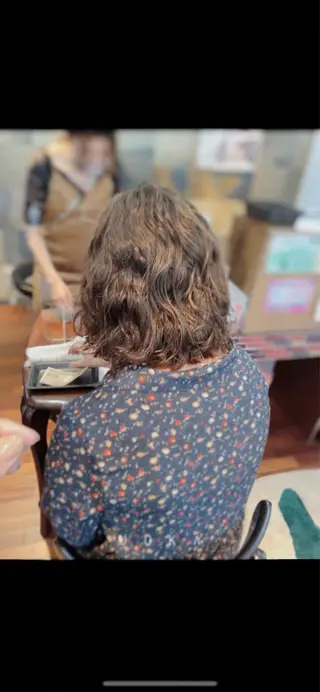 ショート パーマ 福見 美保のヘアスタイル