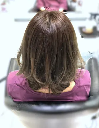 ミディアム カラー ✨髪質改善✨ 田西　基彦のヘアスタイル