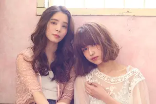 ミディアム カラー パーマ アンブレラカラー💫 フェイスフレーミングのヘアスタイル