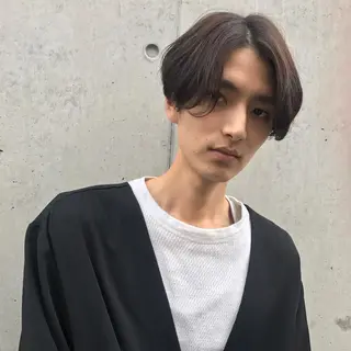 ミディアム メンズ 住本 大明のヘアスタイル