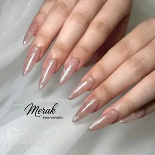 ネイル Kurobuchi パラジェル長さだしのネイルデザイン