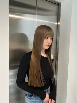 ロング カラー レイヤー/透明感 カラー🌿KANTAのヘアスタイル