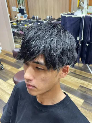 パーマ メンズ 山際勇策 /岐阜美容師のヘアスタイル