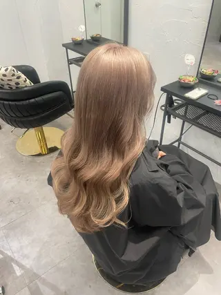 ロング カラー 心斎橋/ハイトーン/ airi⠀のヘアスタイル