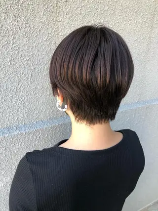 ショート 西 めぐみのヘアスタイル