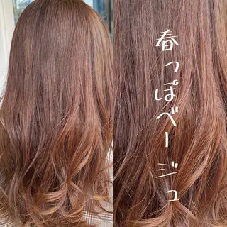 セミロング カラー 小嶋 秀明/ 本物の髪質改善⭐️のヘアスタイル