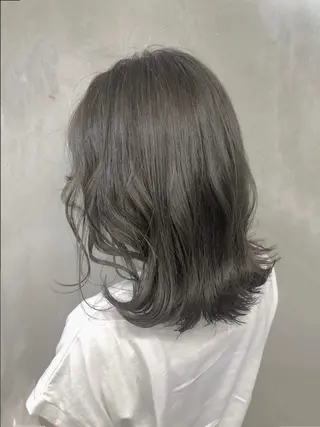 ミディアム カラー 透明感カラー❄️要 半個室×マンツーマンのヘアスタイル