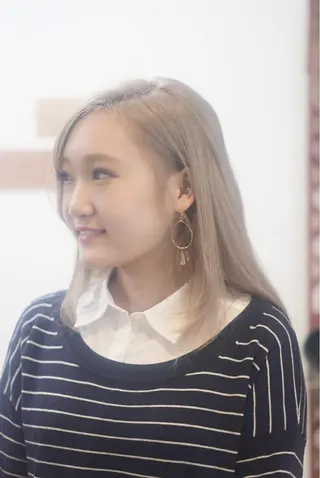 ミディアム セミロング ロング カラー 枝毛カット＆髪質改善 満足NO.1岡しゃんのヘアスタイル