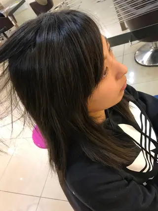 セミロング ロング カラー 似合わせ／代表 髪質改善/山田将大のヘアスタイル