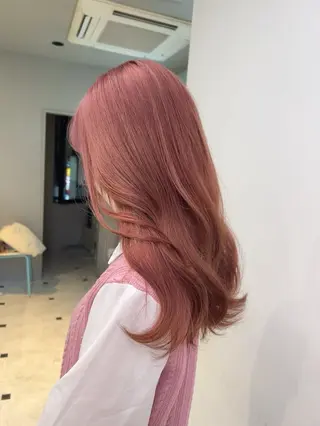 セミロング カラー ヘアアレンジ レイヤー/艶ベージュ /🎀Saki🎀のヘアスタイル