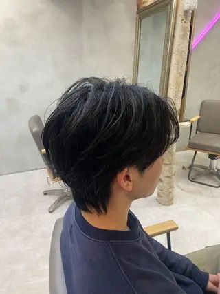 ショート メンズ clomus梅田茶屋町店所属・髪質改善特化美容師 酸性ストレート近藤俊のヘアスタイル