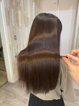 ミディアム カラー HIKARU副店長/ ✨️髪質改善のヘアスタイル