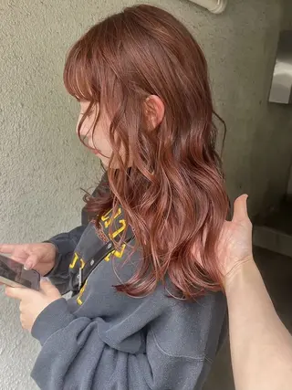 ロング カラー ボブ/インナーカラー ♡表参道 ねおのヘアスタイル