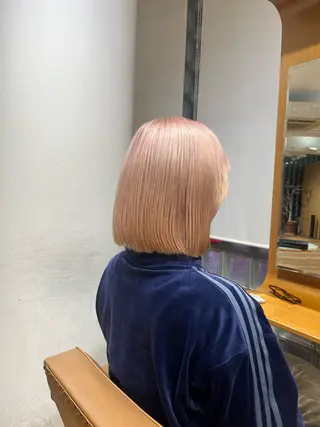 ミディアム カラー カット/パーマモデル 募集🩵　yukaのヘアスタイル