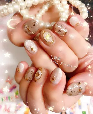 ネイル ラベンダー💖日暮里 ルル💖ネイルのネイルデザイン