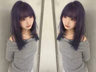 ロング ハイトーン×透明感 たけるのヘアスタイル