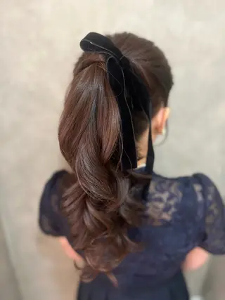 ヘアアレンジ 大人可愛いヘアメイク 💋🧚‍♀️しずかのヘアスタイル