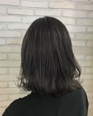 ミディアム カラー HAUS 片山みほのヘアスタイル