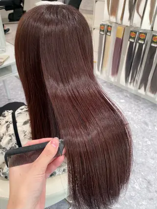 ロング カラー 山本 珠里のヘアスタイル