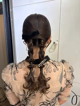 ロング カラー ヘアアレンジ 梅田 /透明感カラー 🤍narumiのヘアスタイル