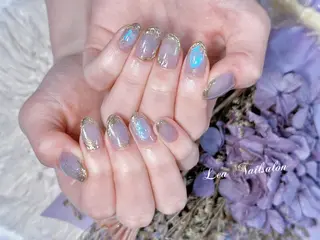 ミディアム カラー ネイル Lea NAILsalon所属・Le’a NailSalonのネイルデザイン