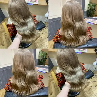 ロング カラー 艶カラー/韓国顔周り 🎀mamiのヘアスタイル