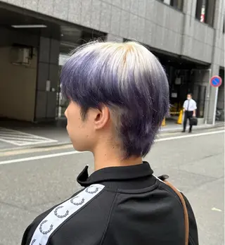 カラー メンズ あゆみ︎︎✮／ 暖色カラー／レイヤーのヘアスタイル