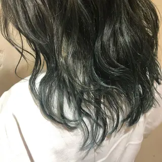 ミディアム カラー パーマ ヘアアレンジ 【ツヤ髪美容師】 ツダケイスケのヘアスタイル