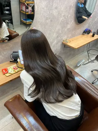 ロング 松本 陽菜のヘアスタイル