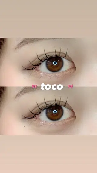 マツエク・マツパ toco momokaのマツエク・マツパデザイン