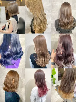 ロング カラー YU-KA ✂︎ROSSOのヘアスタイル