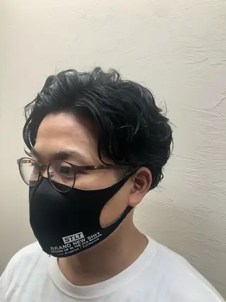 ミディアム LAFF所属・土田 紘太のヘアスタイル