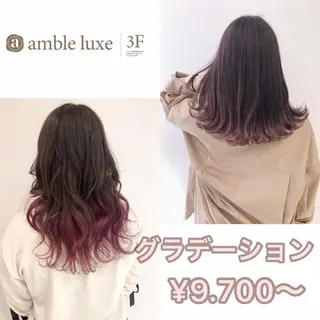 ロング カラー ヘアアレンジ 【公式】amble luxe池袋東口🩷のヘアスタイル