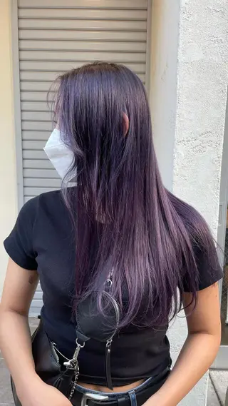 ロング マホ/日吉/髪質改善 /レイヤー/ガーリーのヘアスタイル