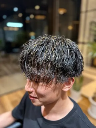 カラー パーマ メンズ Hair Salon ZAC所属・中溝 陵太のヘアスタイル