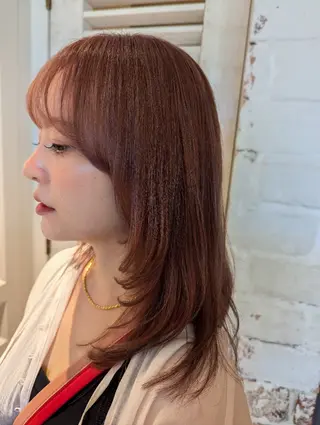 ミディアム カラー WARREN・TRICOMI NEW YORK 表参道店所属・浅比 惇平のヘアスタイル