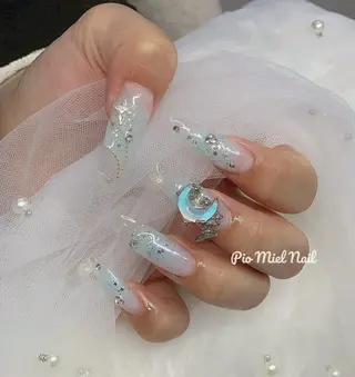 ネイル HANA 長さだしのネイルデザイン