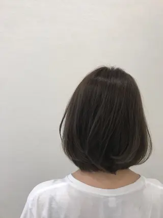 ミディアム カラー 星野 慎也のヘアスタイル