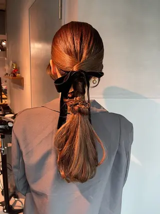 ヘアアレンジ charm《銀座》 ヘアセット/縮毛矯正のヘアスタイル