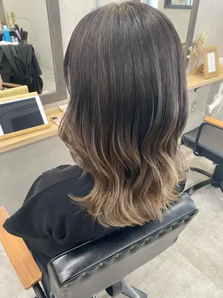 セミロング カラー tetote天王寺店所属・SHOTA 大人ショートのヘアスタイル