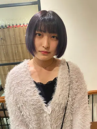 ショート ケリーズグリーン所属・ボブ/艶ハイトーン 森田/嵩士のヘアスタイル