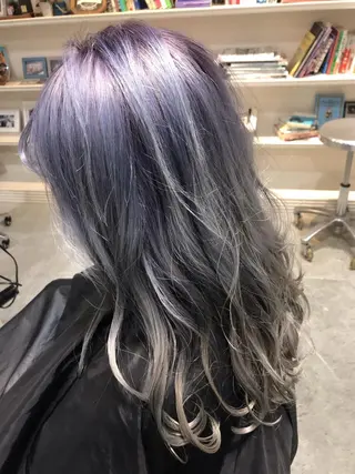 ロング カラー ヘアアレンジ 山崎 澪 レイヤーカット/大宮のヘアスタイル