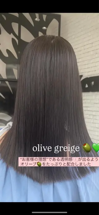 カラー MASHU Machela店所属・ゆいな/大阪🎀 透明感カラー😳🫧のヘアスタイル