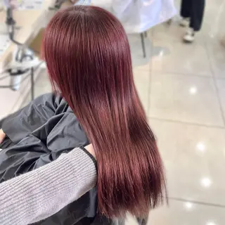 ロング カラー 韓国レイヤー 暖色カラー/さくらのヘアスタイル