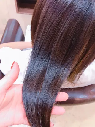 ロング カラー 指名支持率NO.1 スタイリストのヘアスタイル