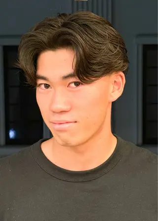 ショート パーマ メンズ DAD　BARBERSHOP所属・三宮メンズカット ヨシイッキのヘアスタイル