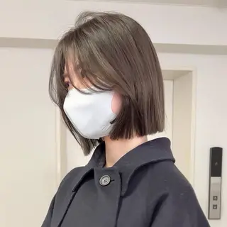 ミディアム ブリーチなし/透明感 /ショート/大世のヘアスタイル