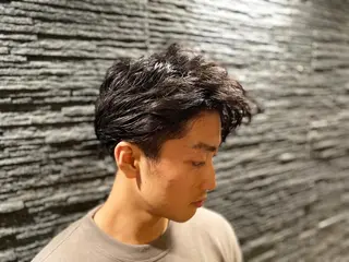 ミディアム メンズ HIRO GINZA 池袋東口店所属・林田 龍明のヘアスタイル