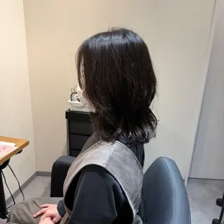 セミロング 髪質改善透明感カラー ayukaのヘアスタイル